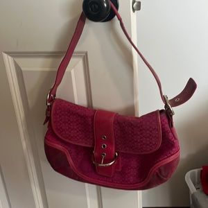 Coach purse with matching wallet